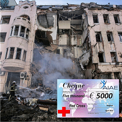 AIAE donates € 5000 to the Red Cross for humanitarian support to the victims of the Ukrainian war